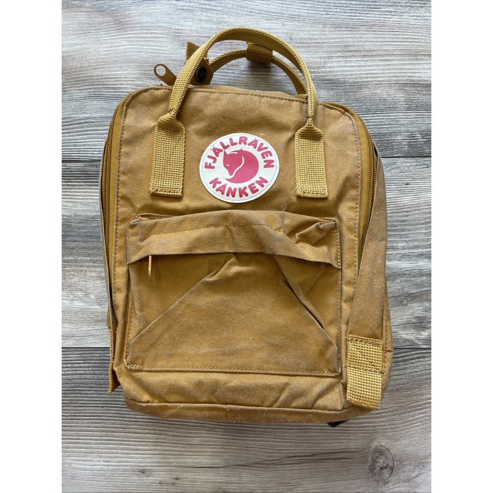 Fjallraven Kanken Mini Backpack Brown Small Hiking Camping Bag